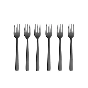 RAW – Sort kagegaffel (6 stk.)