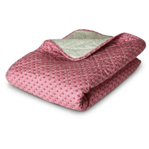 Picnic tæppe – Pink blomstret (130×170 cm)
