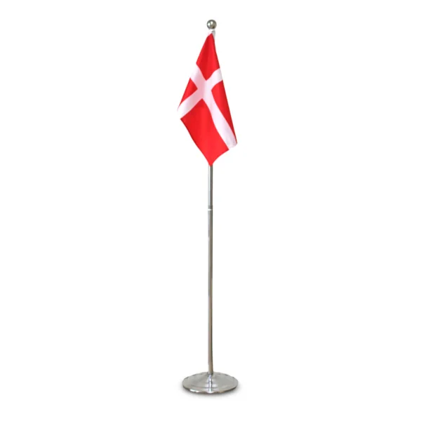 Justerbar gulvflag med Danneborg – 113-192 cm - Billede 3