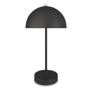 Genopladelig bordlampe med touch – sort 35 cm