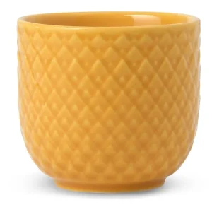 Lyngby Porcelæn – Rhombe Color gul æggebæger