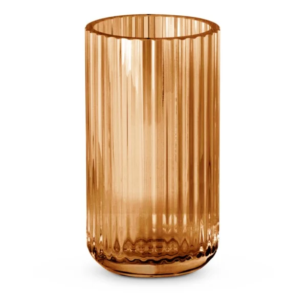 Lyngby – Amber vase 15 cm