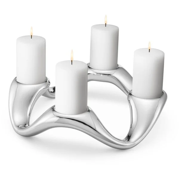 Georg Jensen – Cobra lysestage til 4 bloklys - Billede 2