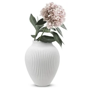 Knabstrup – Hvid vase (20 cm)