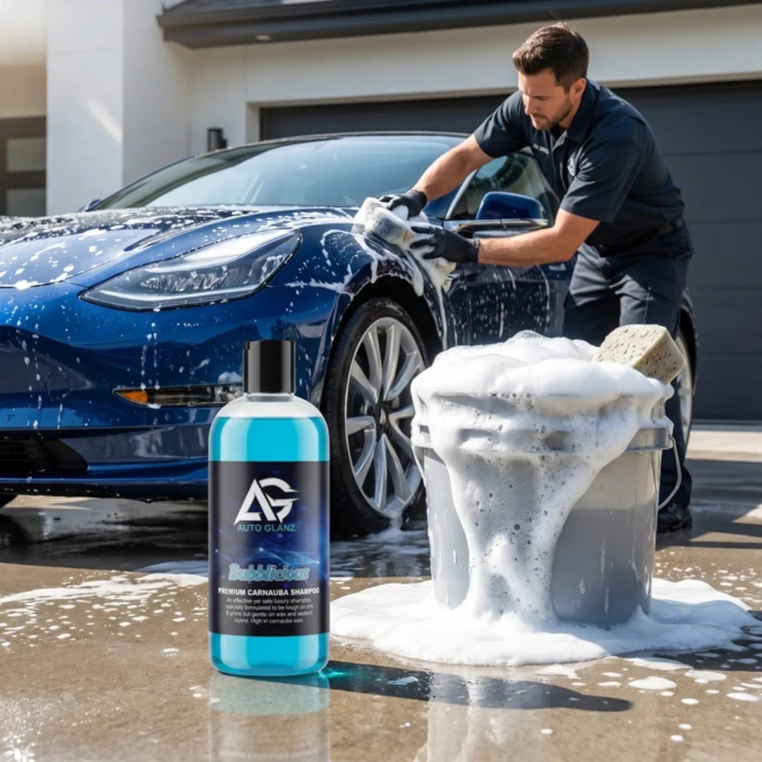Auto Glanz Bubblicious – luksus bilshampoo med carnaubavoks 500ml. - Billede 3
