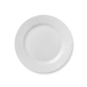 Hvid Elements tallerken 22 cm.