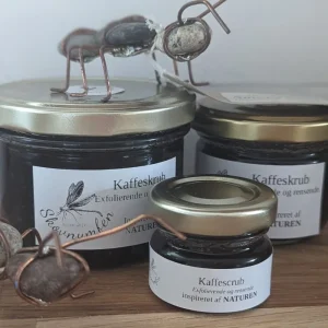 Kaffescrub med økologiske olier og genanvendt kaffepulver