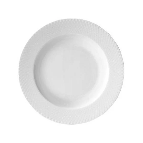 Lyngby Rhombe suppe tallerken – 23 cm