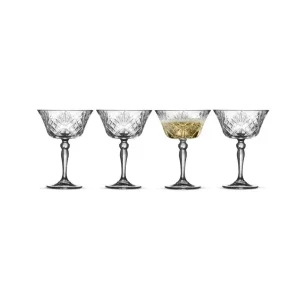 Lyngby Glas – Melodia champagneskål (4 stk.)