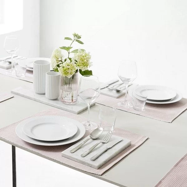 Lyngby Rhombe frokost tallerken – 21 cm - Billede 4