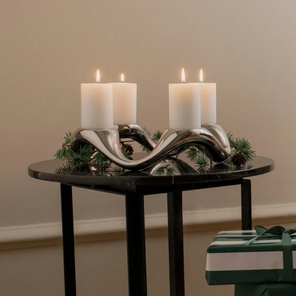 Georg Jensen – Cobra lysestage til 4 bloklys - Billede 4