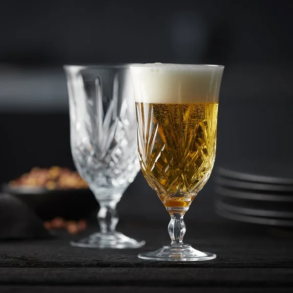 Lyngby Glas – Melodia ølglas (4 stk.) - Billede 3