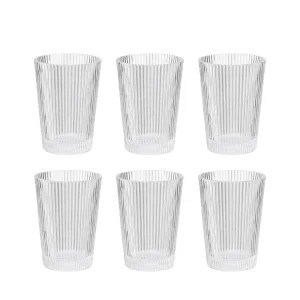 Stelton – Pilastro drikkeglas 0,24 Liter (6 stk.)