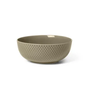 Lyngby Porcelæn – Rhombe Earth skål ler (15,5 cm)