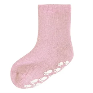 Joha - Uldsokker med gummidupper - rosa 60042