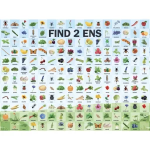 Læringstavle – Find 2 en – natur